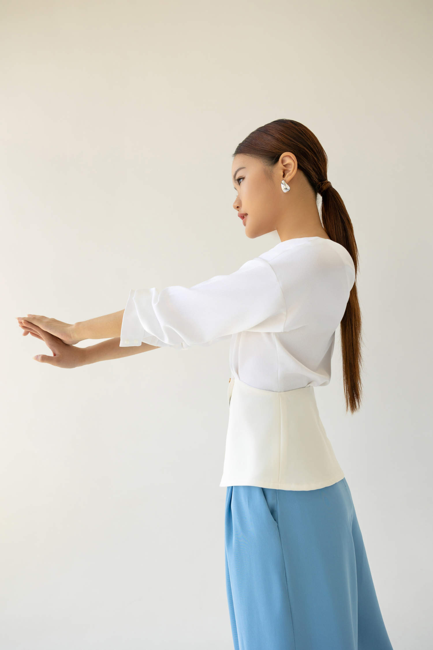 Hilarry Satin Top - Image 4